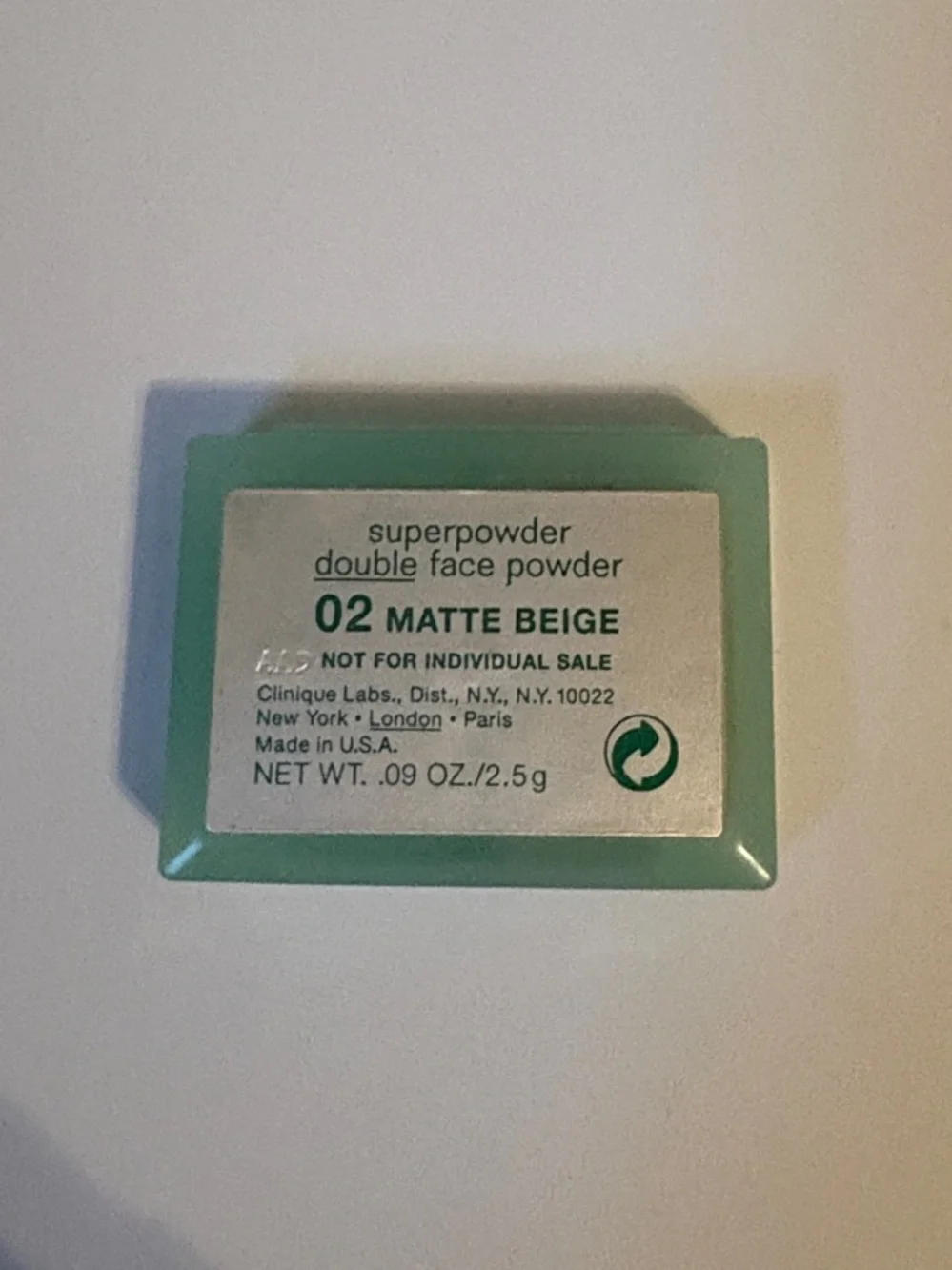 New Clinique Superpowder Double Face Powder Matte Beige 02 Mini